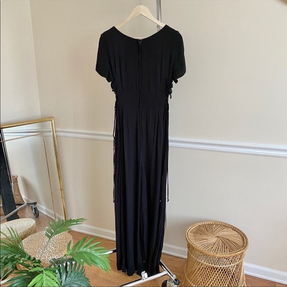 MaEve By Anthropologie sienna black jumpsuit NWT - Picture 5 of 12